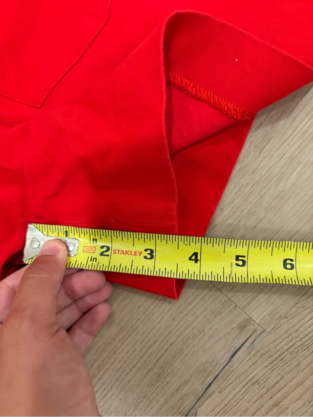 SPANX Bright Red On The Go Shorts - Picture 6 of 6